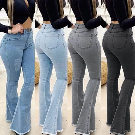 Sofia High Waist Flared Jeans