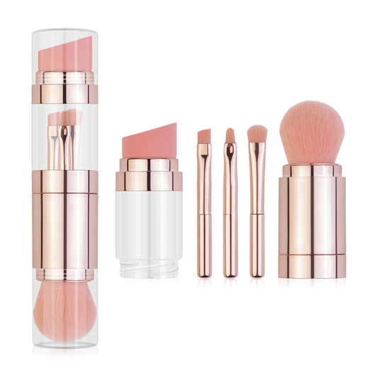 Reina Retractable Makeup Brush Set