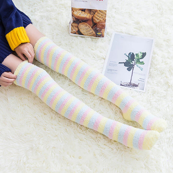 Shani Long Fuzzy Socks