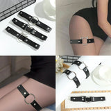 Ivy Leather Leg Garter Strap