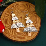 Christmas Tree Pendant Earrings-Necklace Set