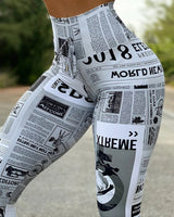 Extreme News High Waist Leggings