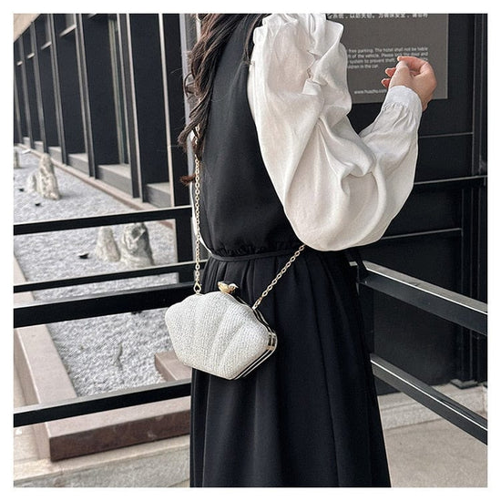 Luxury Shell Clutch