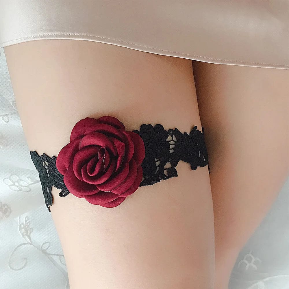 Ivy Leather Leg Garter Strap