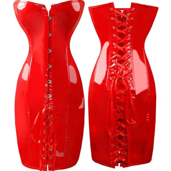 Morgan Leather Corset Dress