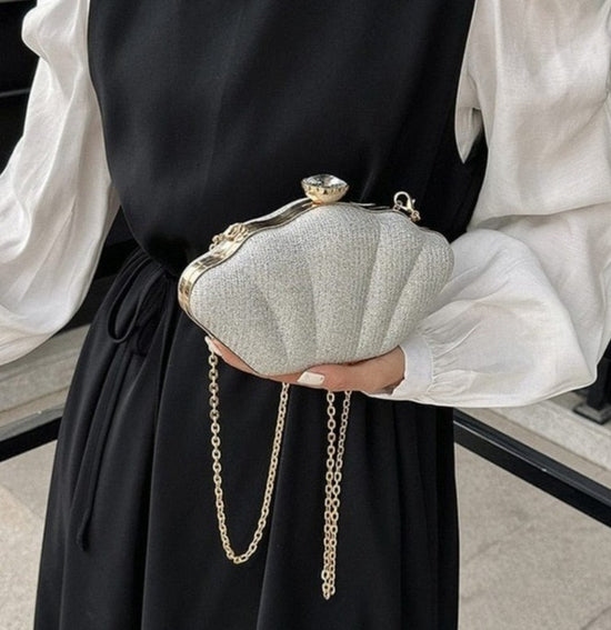 Luxury Shell Clutch
