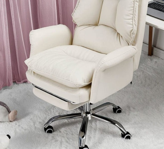 Ivy Soft Leather Sofa Chair - Reclinable