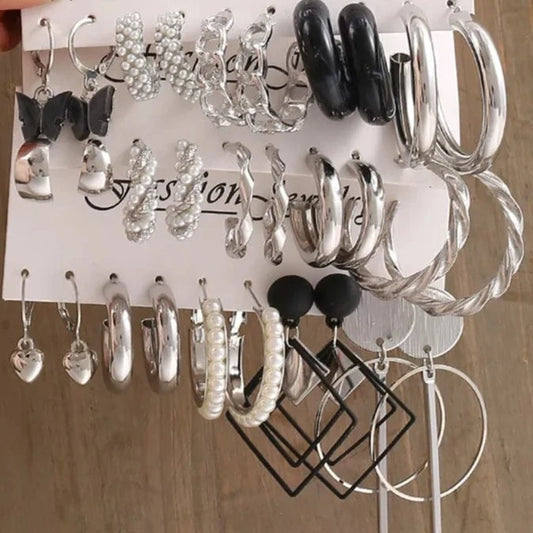 Fashionista Charm Earring Set