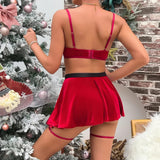 Flirty Christmas Lingerie Set