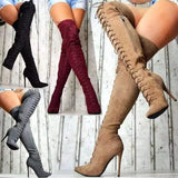 Cece Over The Knee Suede Boots