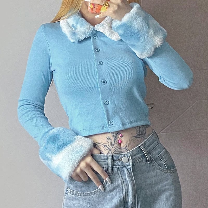 Ellie Plush Knitted Cardigan