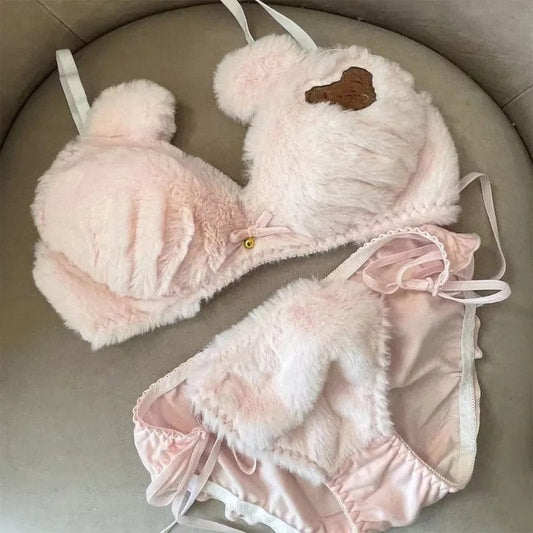 Furry Luna Bear Lingerie Set