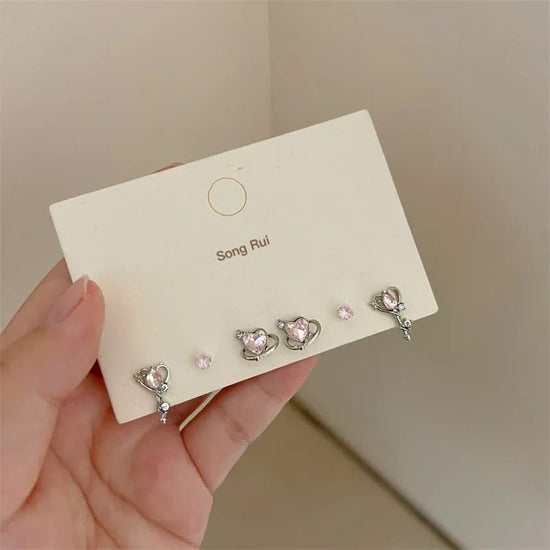Sydney Y2K Stud Earrings (6pcs)