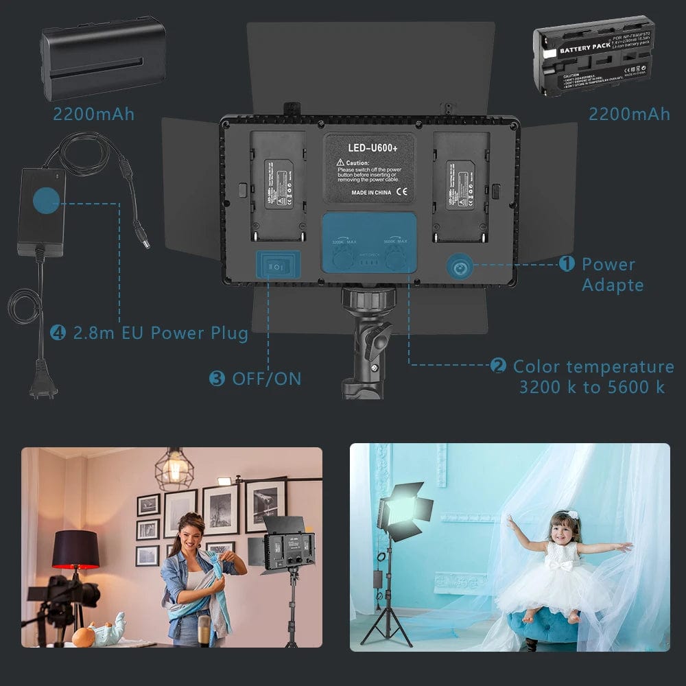 Ultra Studio LED Light with Tripod Stand