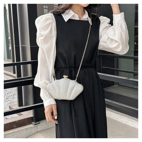 Luxury Shell Clutch