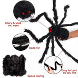 Plush Spider Halloween Horror Decor