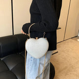 Piper Heart Clutch Handbag