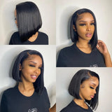 Zoe Short Bob Lace Front Human Hair Wig