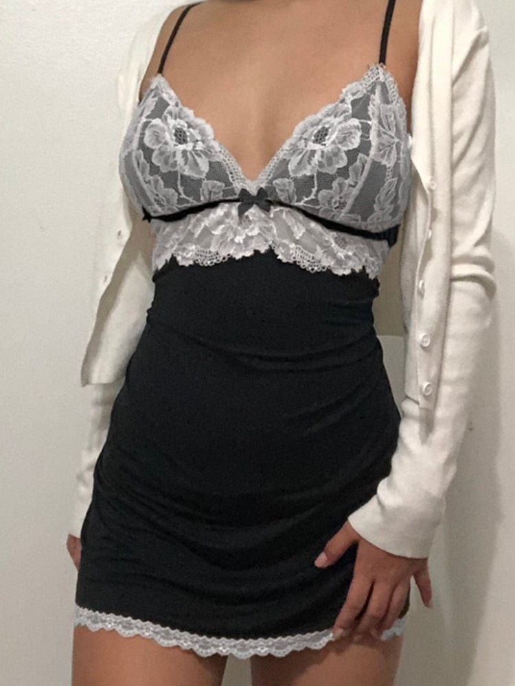 Isabella Lace Mini Dress