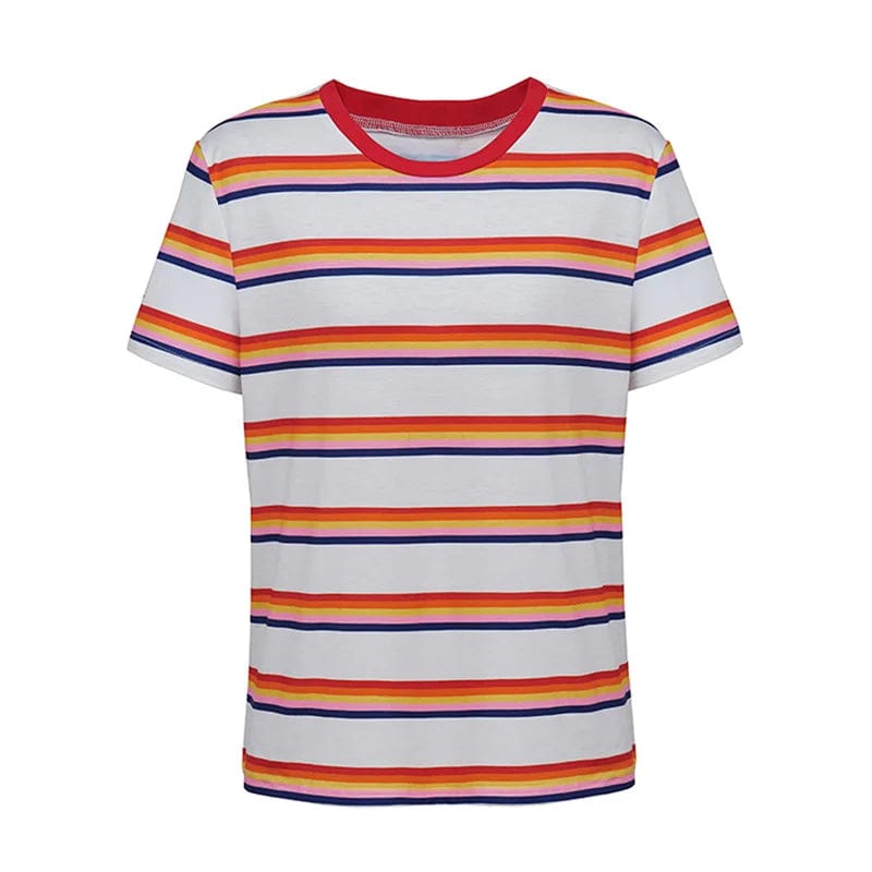 Striped Stranger Things Max T-Shirt