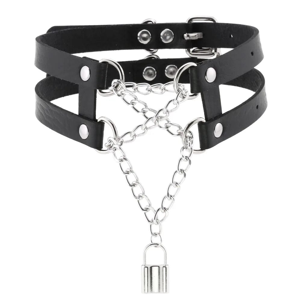 Doni Leather Choker Necklace