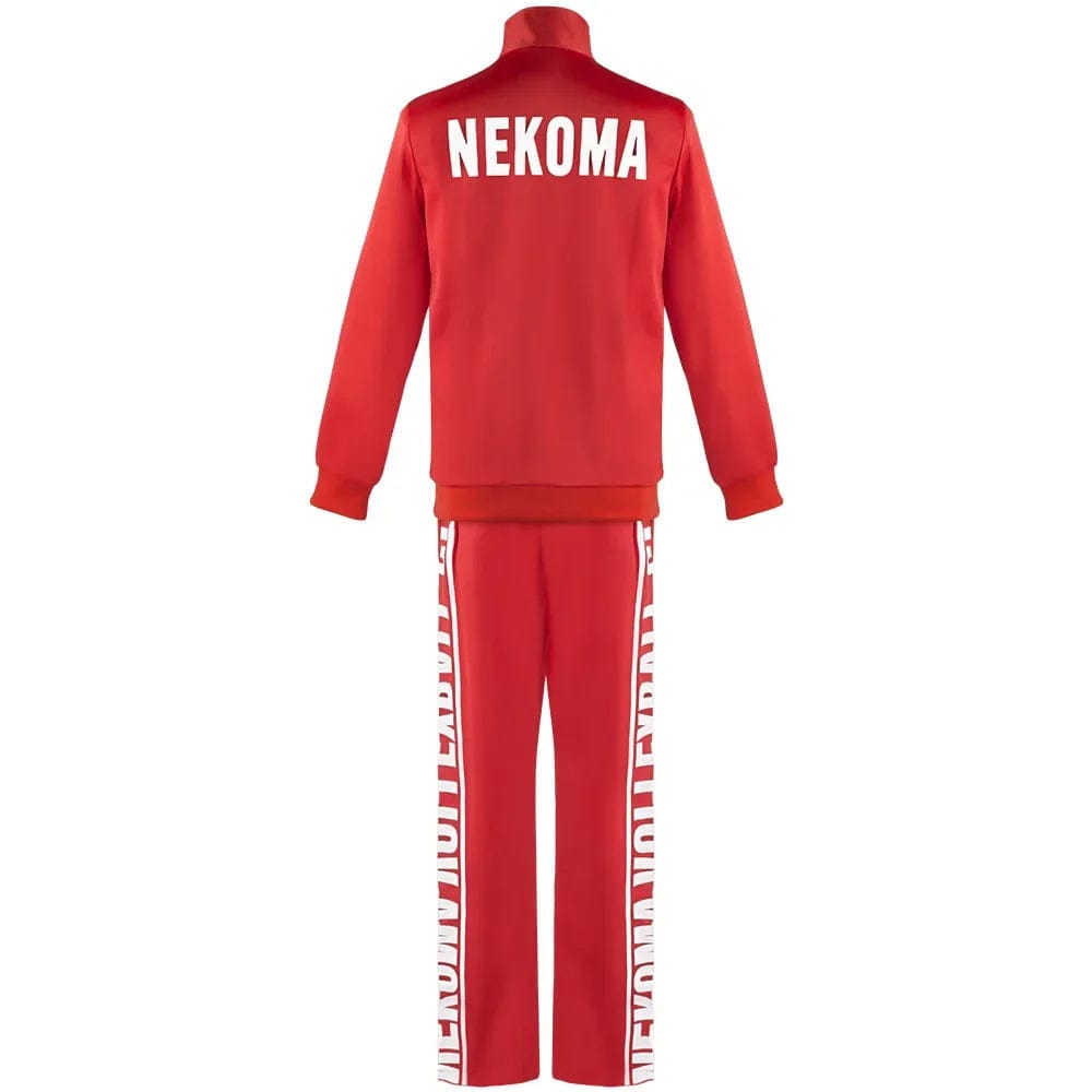 Sporty Anime Nekoma Uniform Costume