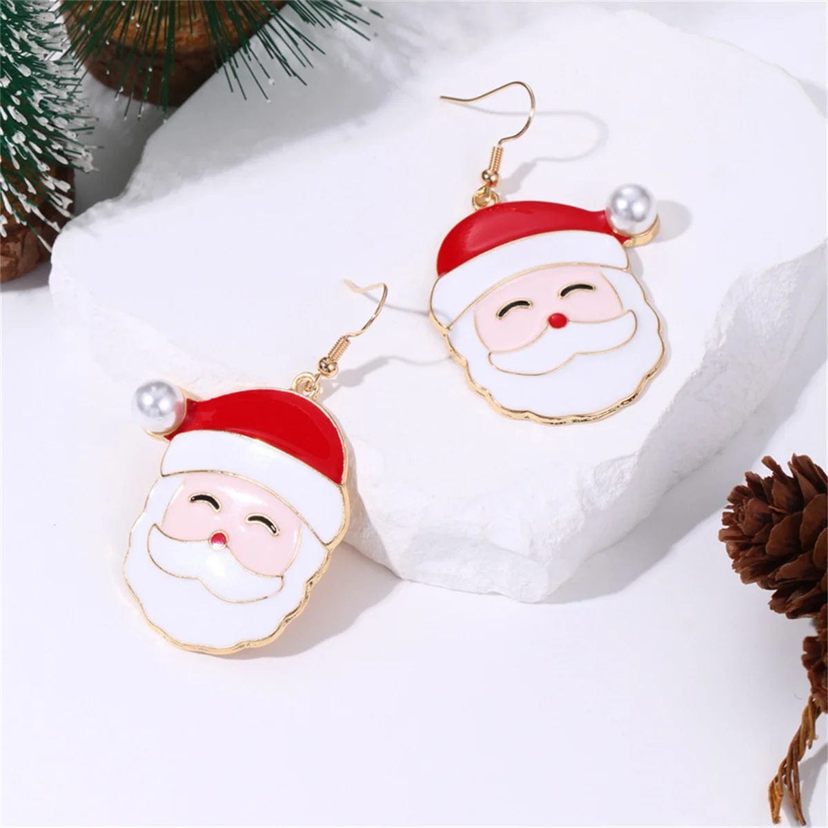 Mary Christmas Drop Earrings