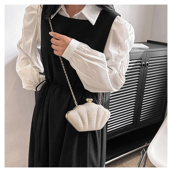 Luxury Shell Clutch