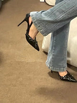 Cruella Buckle Pointy Heels