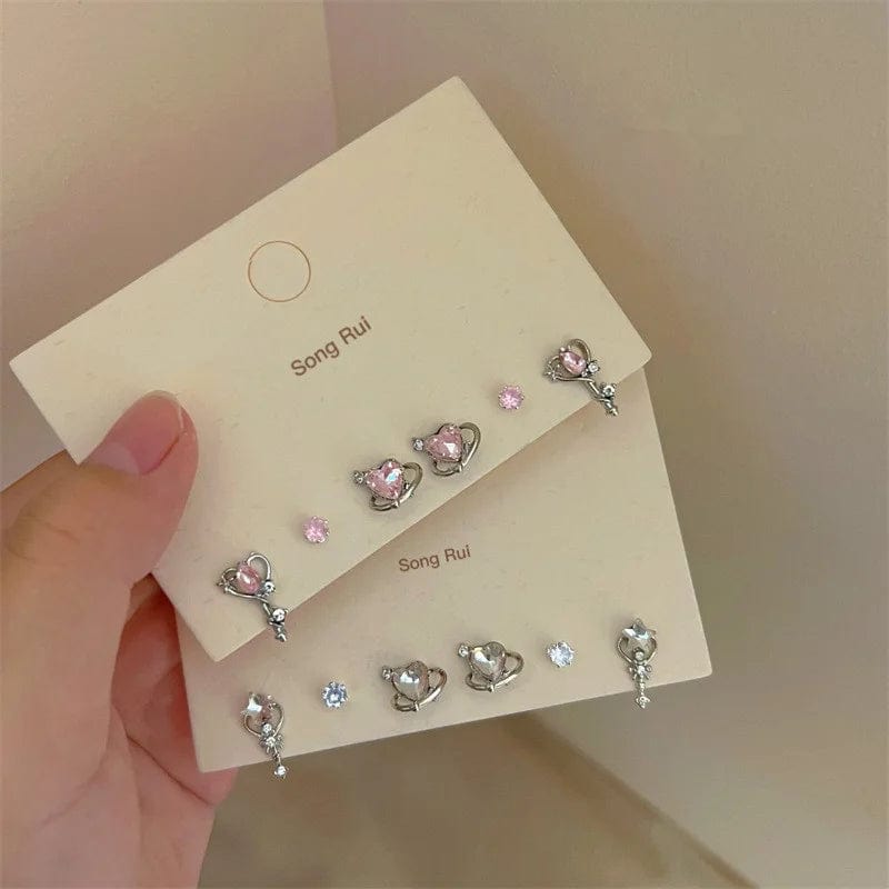 Cute Fearless Earring Set