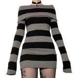 Striped Eva Sweater Mini Dress