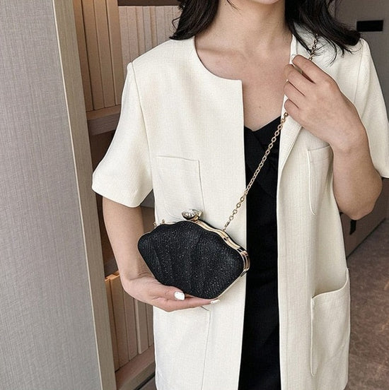 Luxury Shell Clutch