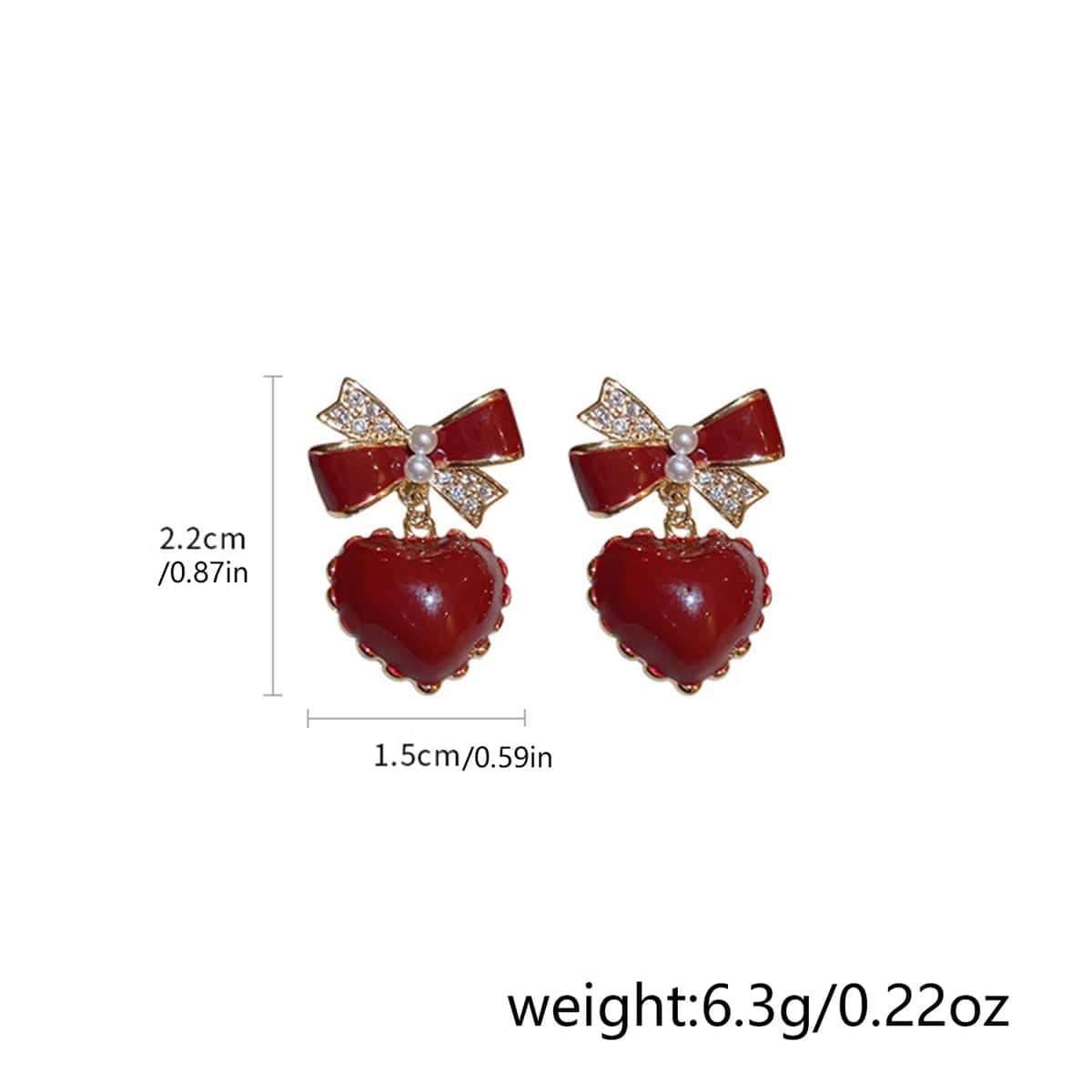 Mary Christmas Drop Earrings