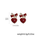 Mary Christmas Drop Earrings