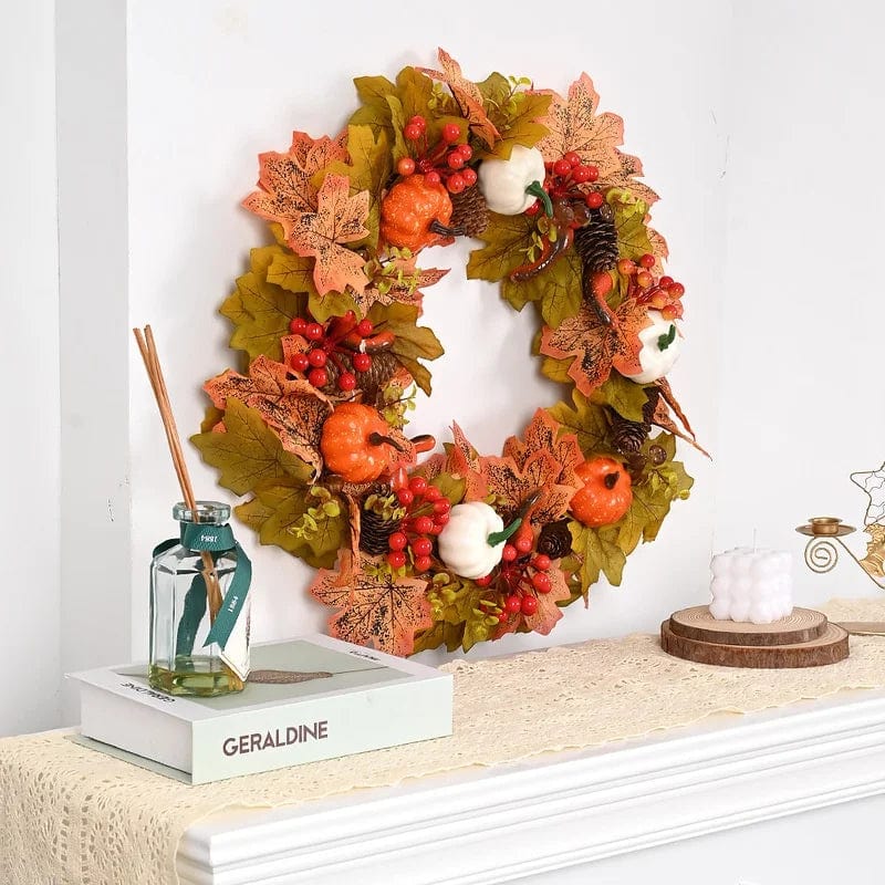 Autumn Wreath Wall Hanging Decor