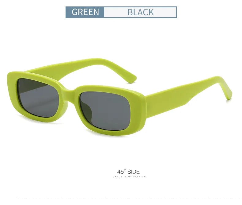 Candy Color Rectangle Sun Glasses