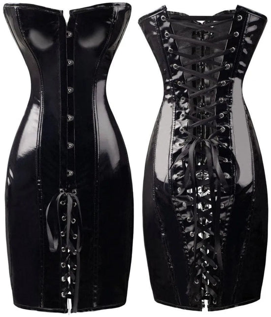 Morgan Leather Corset Dress