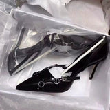 Cruella Buckle Pointy Heels