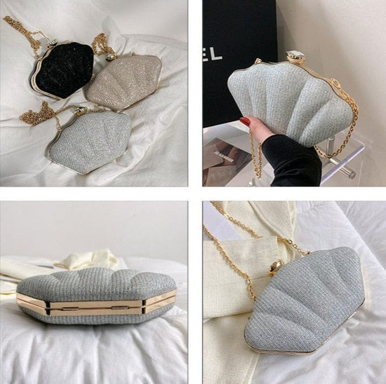 Luxury Shell Clutch