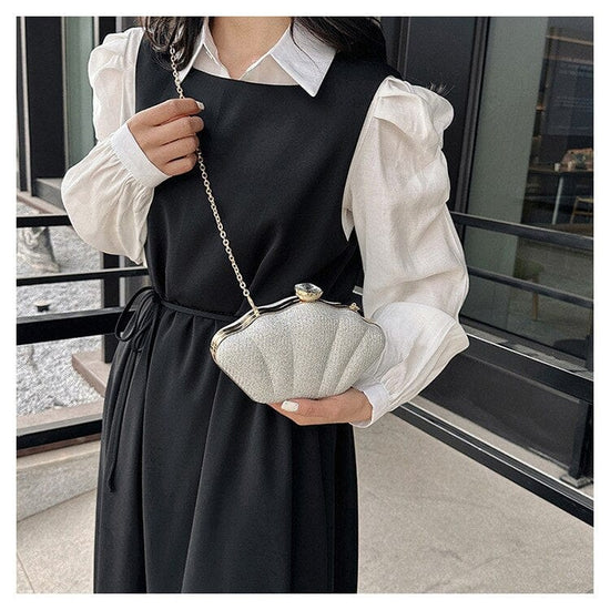 Luxury Shell Clutch