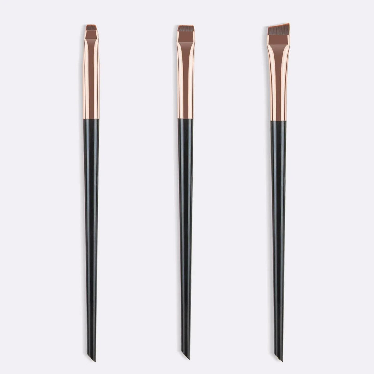 Layne Flat Thin Angle Makeup Brush Set