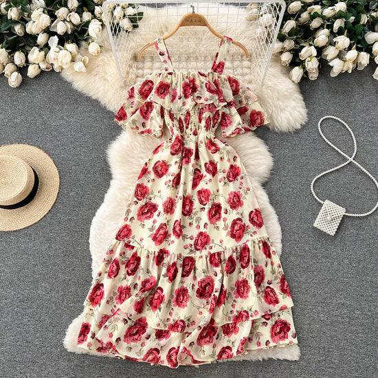 Eva Ruffles Dress