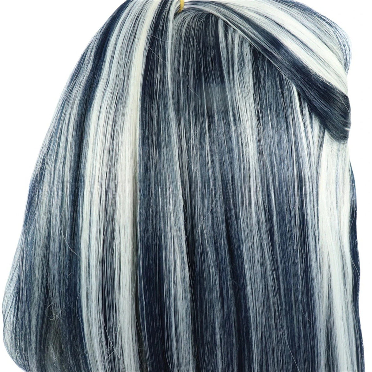 Frankie Stein Black And White Hair Wig