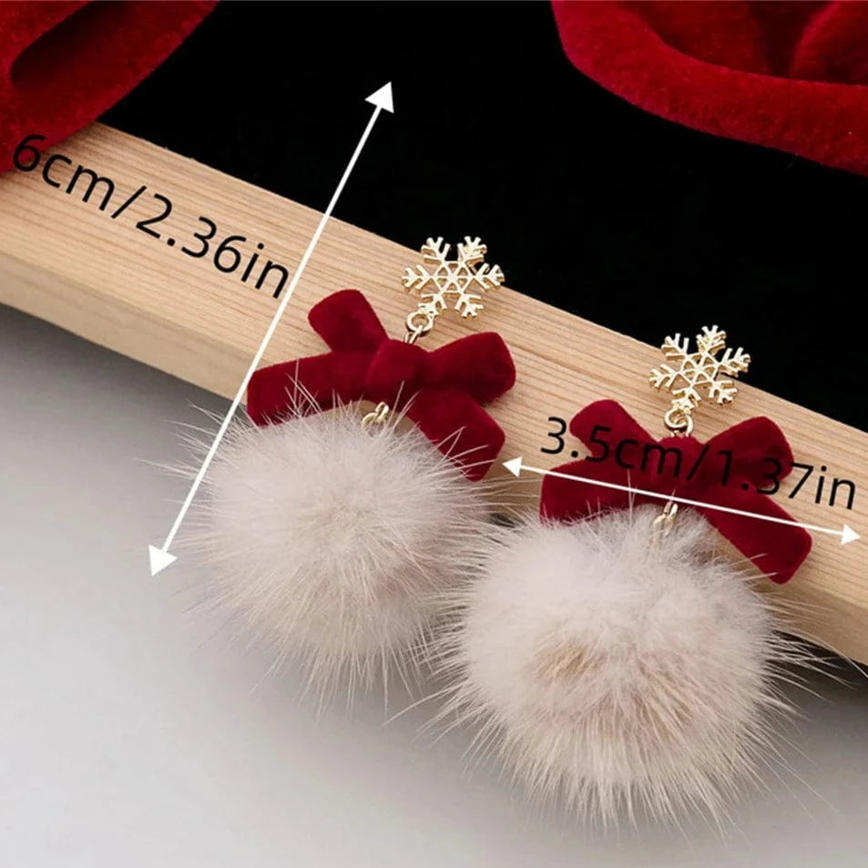 Mary Christmas Drop Earrings