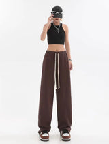 Bria Striped Baggy Sweatpants