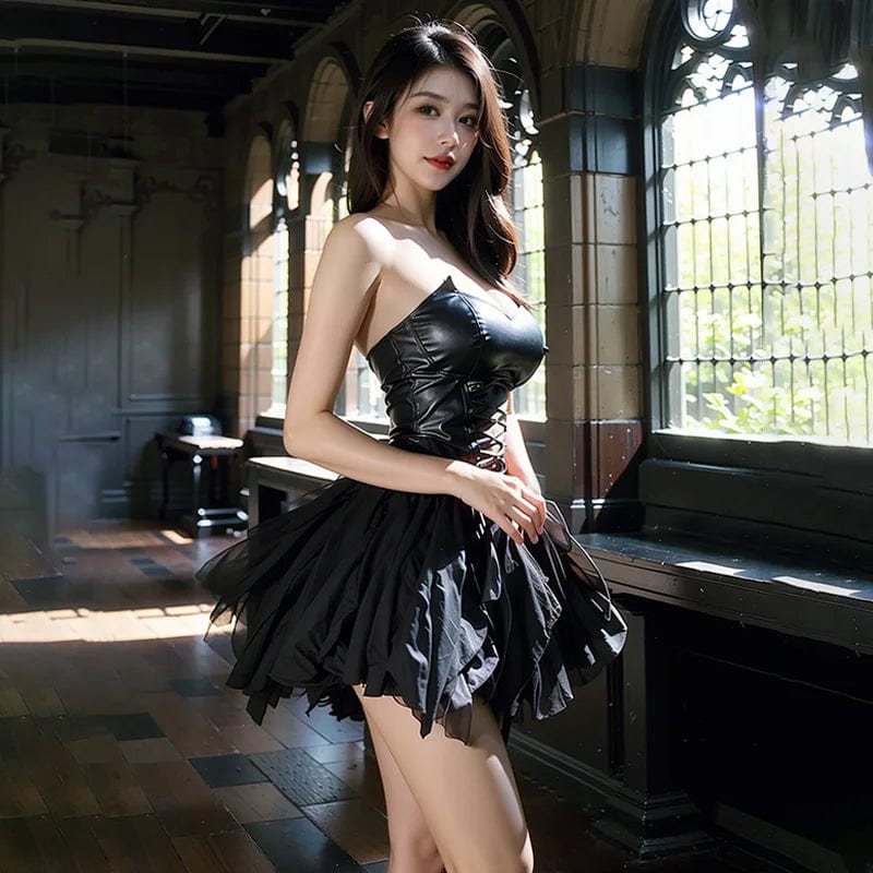 Dark Angel Leather Dress