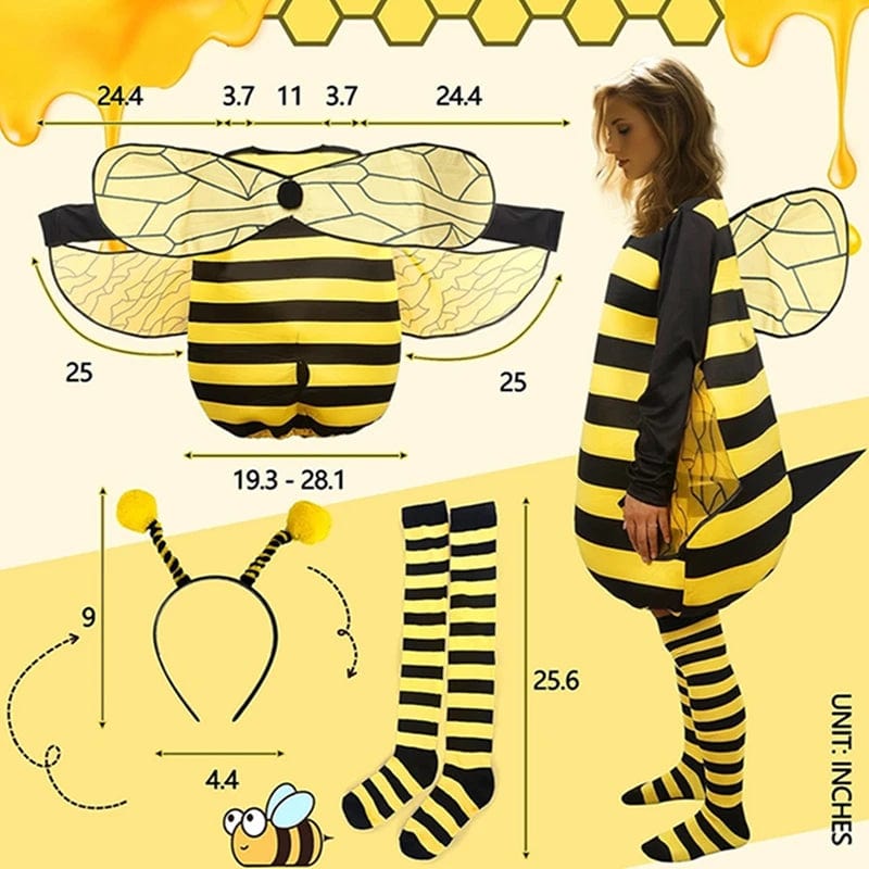 Striped Classic Bee Costume Set