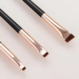 Layne Flat Thin Angle Makeup Brush Set