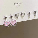 Cute Fearless Earring Set