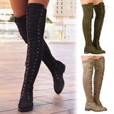Annabelle Suede Over Knee Boots